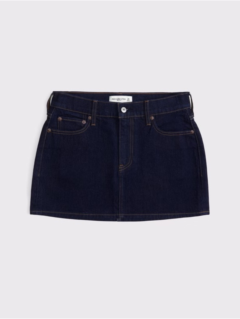 Abercrombie and Fitch Mid Rise Denim Mini Skirt